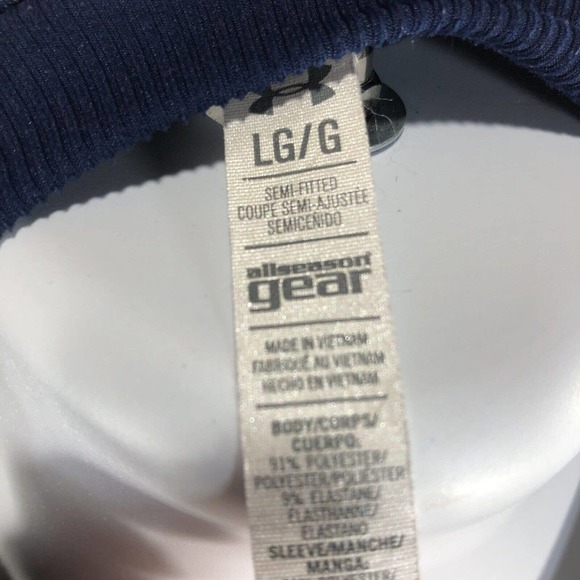 Under Armour Jacket Womens L Large Blue All Season Gear Semi-Fitted Full Zip - Picture 5 of 11